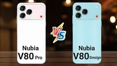 ZTE Nubia V80 Pro Vs ZTE Nubia V80 Design - Full Specs Comparison!