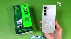 Infinix HOT 50 - Unboxing & Features Overview! (Cheapest Helio G100 + 120Hz Display)!